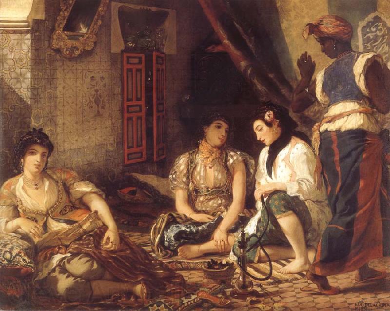 Eugene Delacroix Algerian Women in their Apartments